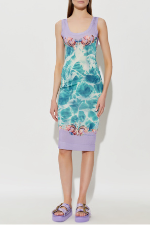 Versace Jeans Couture Vestido ajustado de tirantes