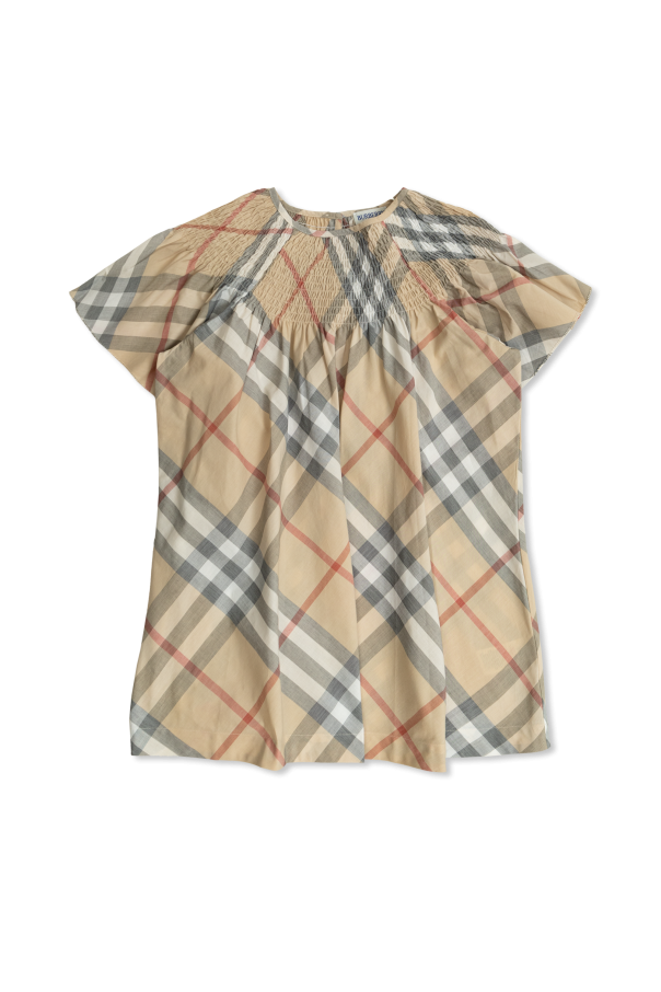 Burberry Kids Dress with check pattern