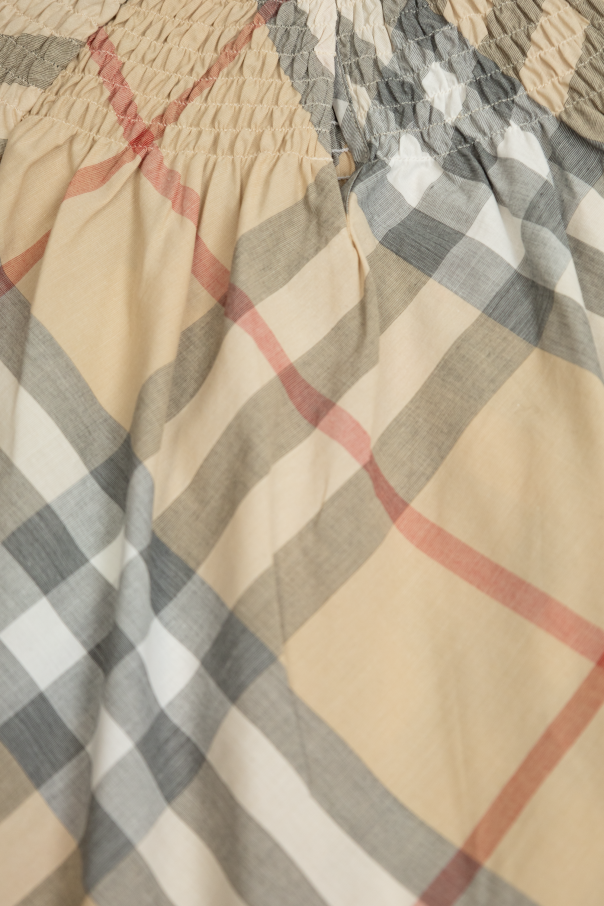 Burberry Kids Dress with check pattern