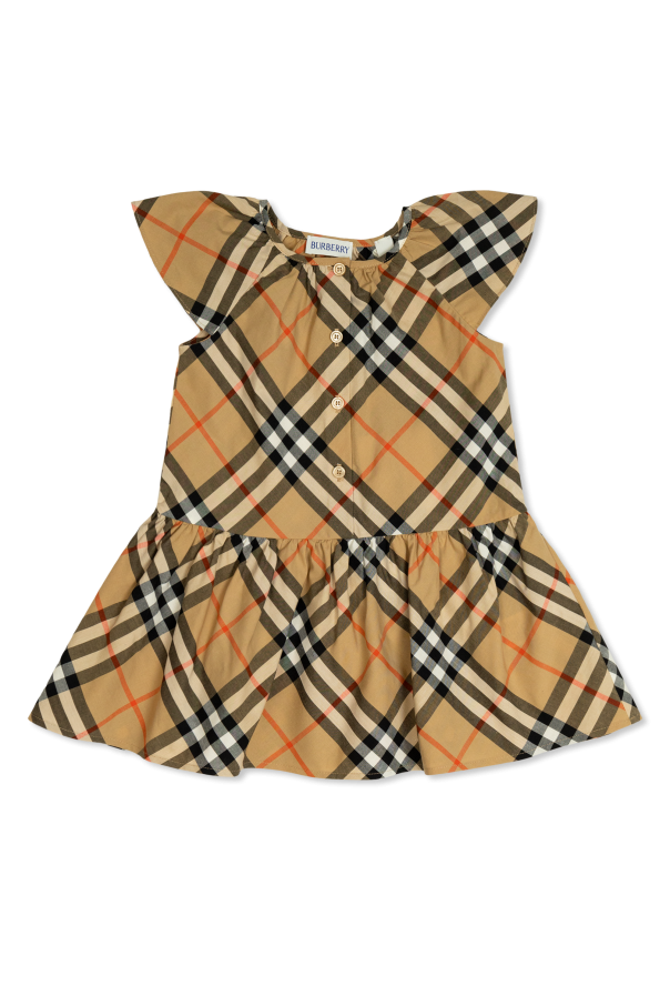 Burberry Kids Dress with check pattern
