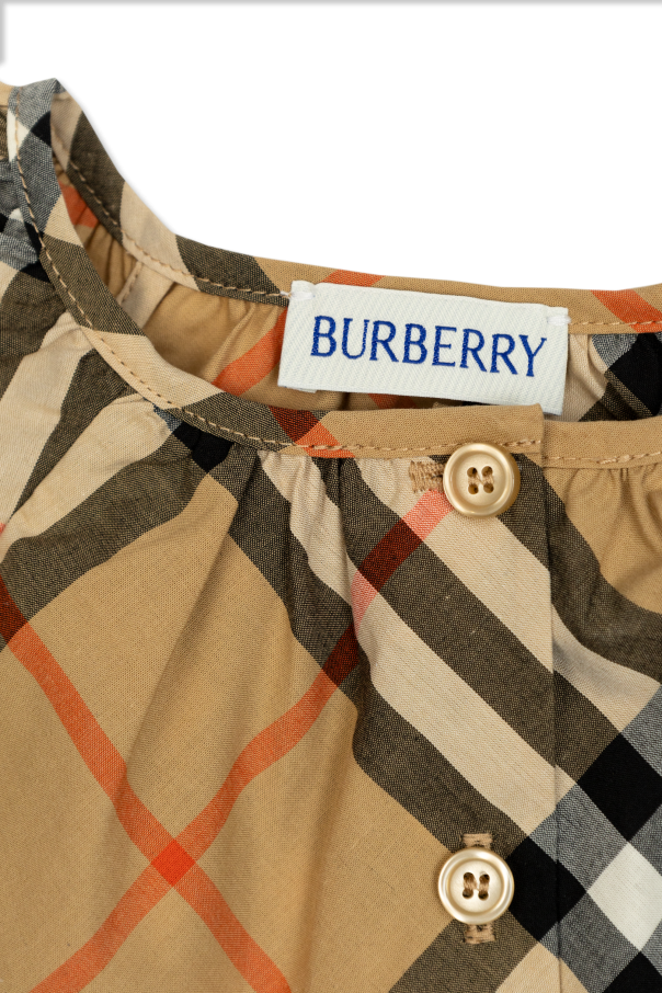 Burberry Kids Dress with check pattern