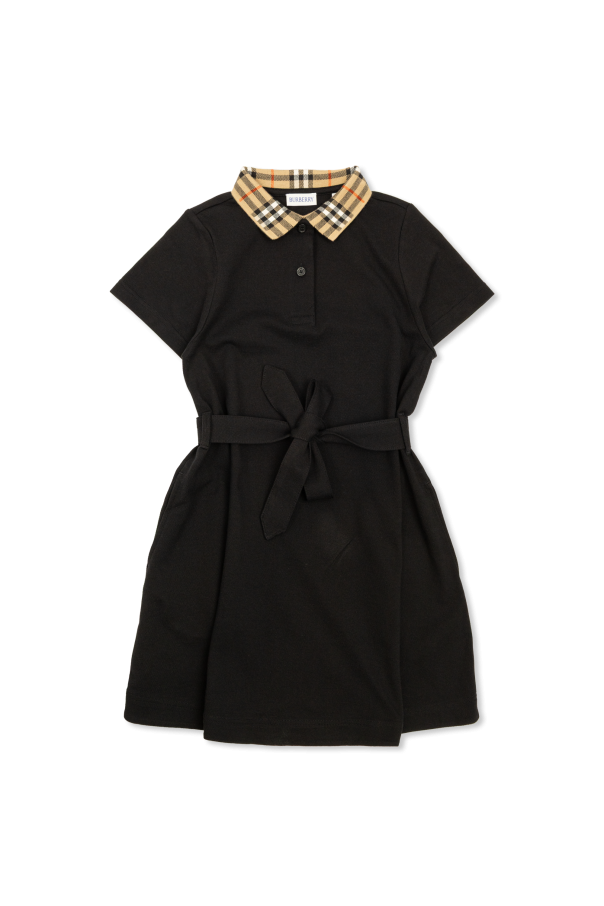 Dress with collar od Burberry Kids