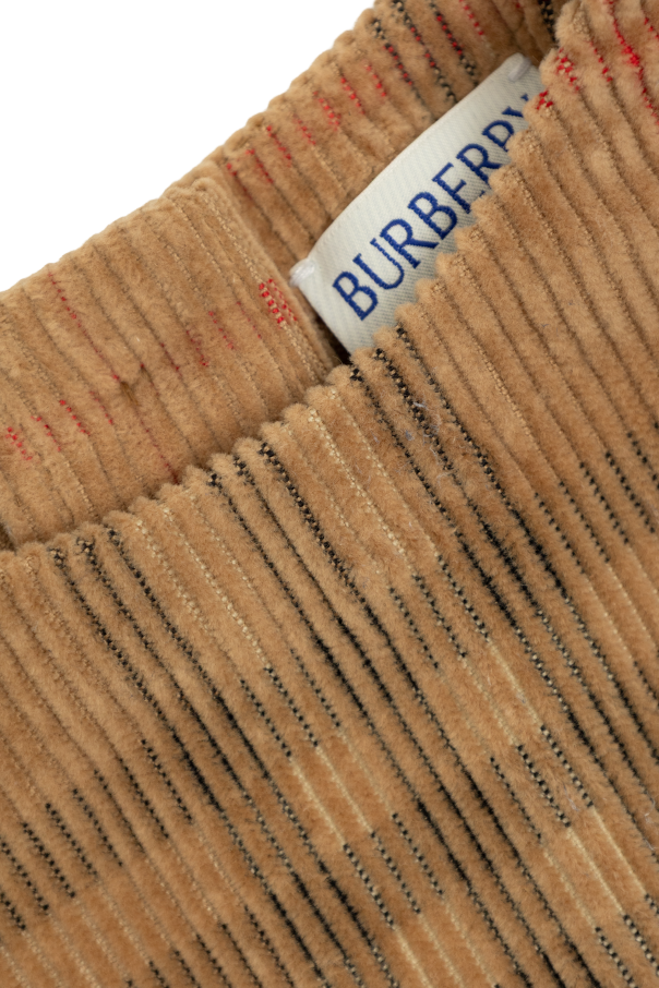 Burberry Kids Vestido de pana sin mangas