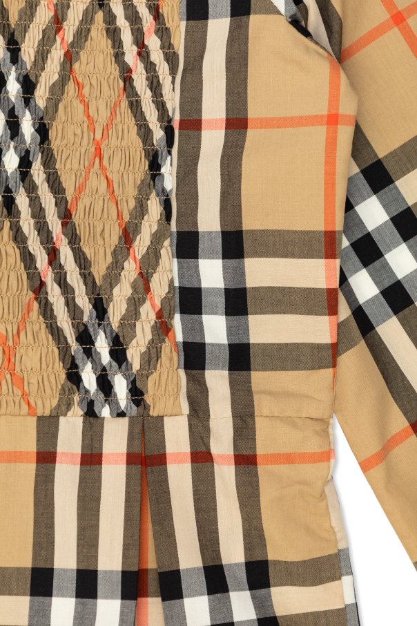 Burberry Kids Kleid mit Karomuster