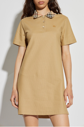 Burberry Baumwollkleid mit Kragen