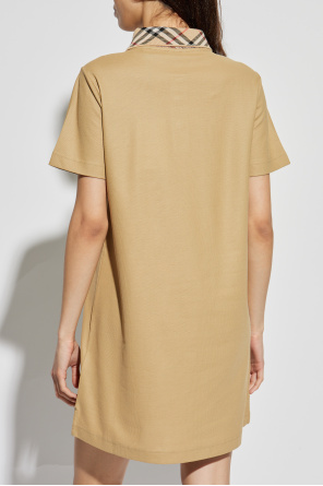Burberry Baumwollkleid mit Kragen