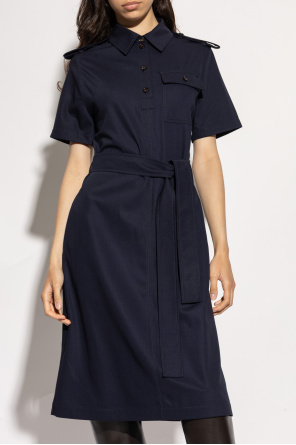 Burberry Wool dress with epaulettes