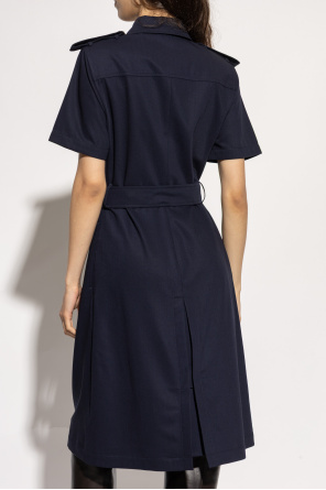 Burberry Wool dress with epaulettes