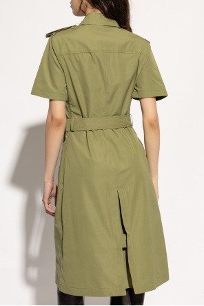 Burberry Baumwollkleid mit Epauletten