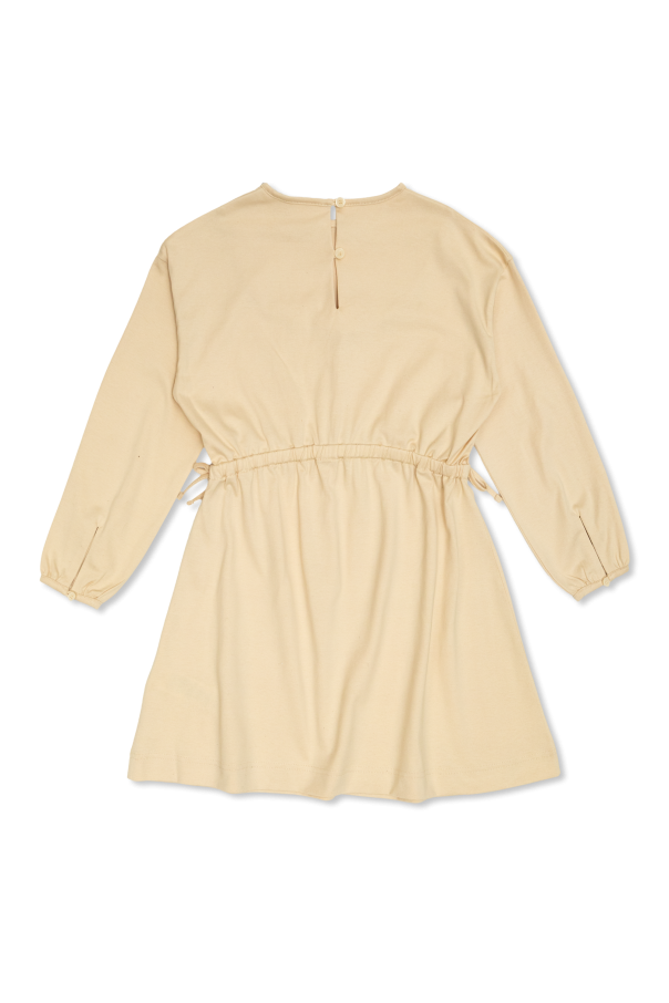 Burberry Kids Vestido com logotipo estampado