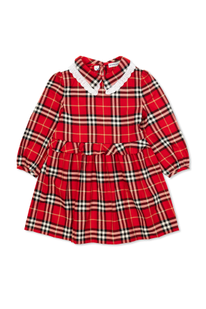 Sukienka ze wzorem w kratę