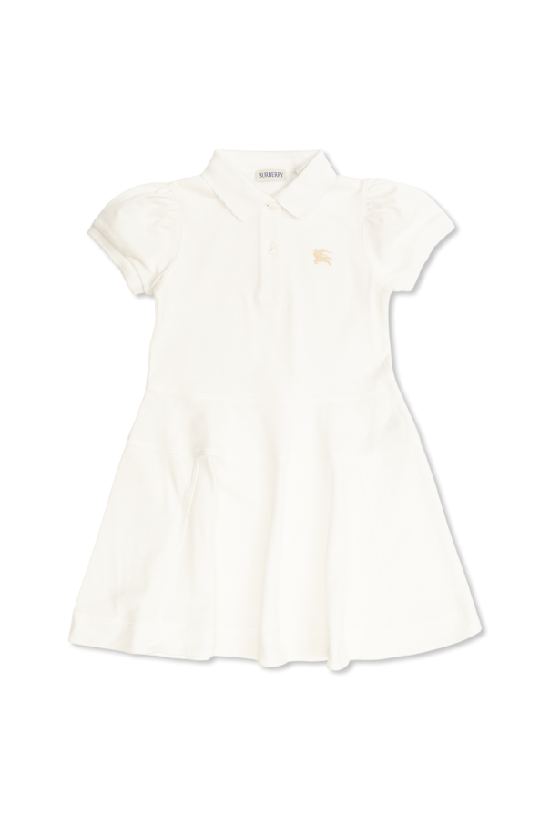 Dress with logo od Burberry Kids
