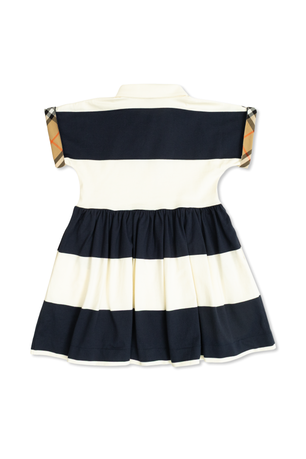 Burberry Kids Cotton short sleeve dress