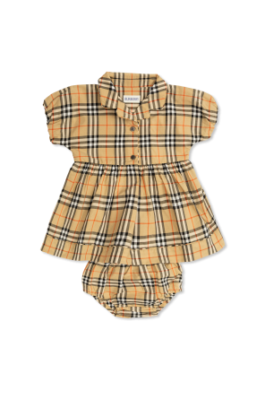 Plaid pattern dress