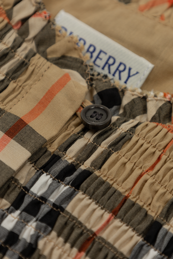 Burberry Kids Plaid Pattern Dress