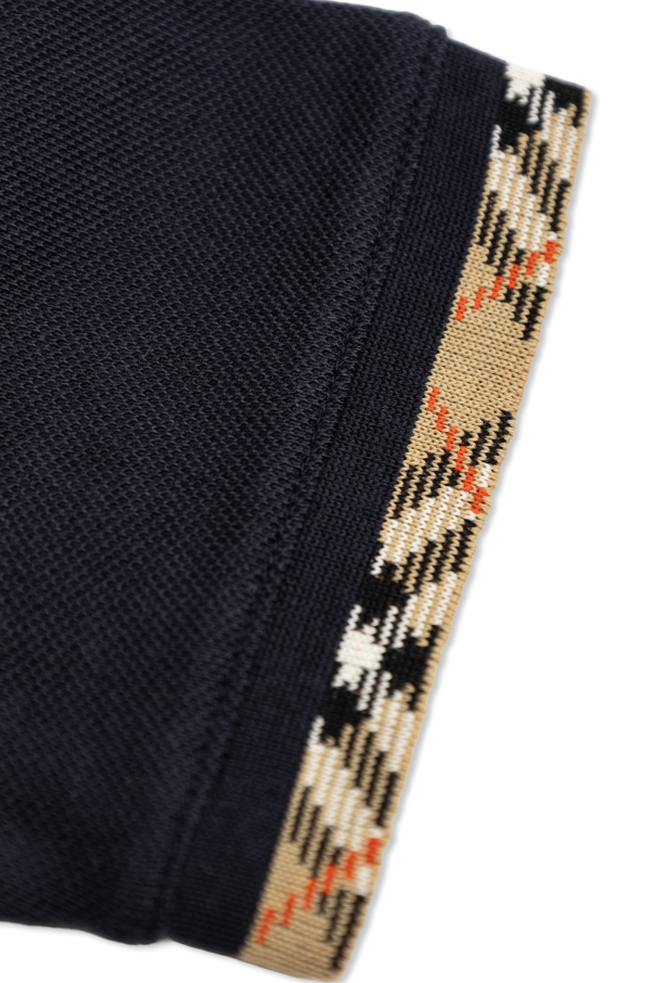 Burberry Kids Vestido polo com logótipo