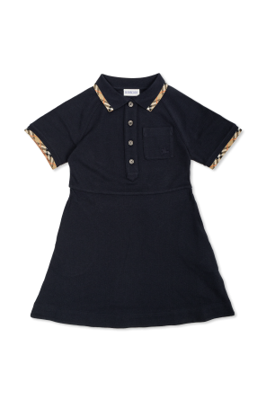 Polo dress with logo