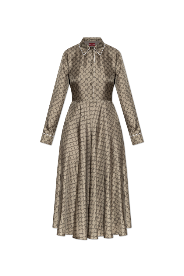 Silk dress with waist belt, zdjęcie 1 Silk dress with waist belt od Gucci