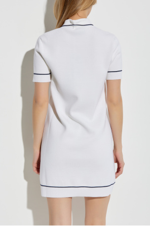 Gucci Vestido de lana con mangas cortas