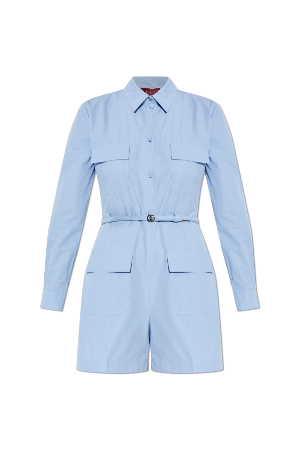 Cotton jumpsuit with pockets, zdjęcie 1 Cotton jumpsuit with pockets od Gucci