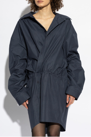 Balenciaga Cotton dress with draping