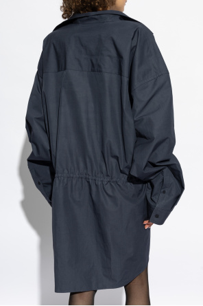 Balenciaga Cotton dress with draping