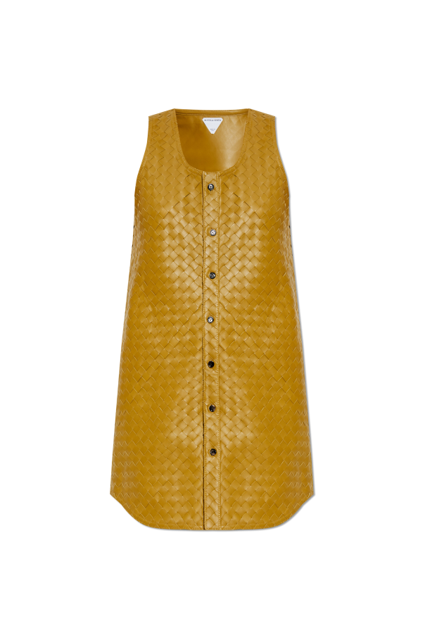 Sleeveless leather dress, zdjęcie 1 Sleeveless leather dress od Bottega Veneta