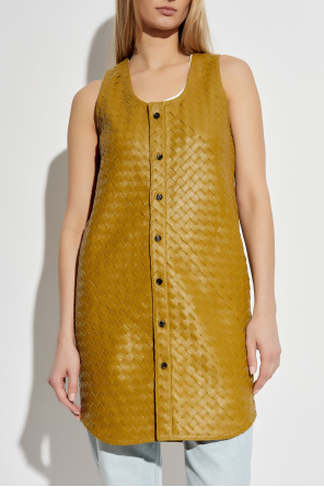 Bottega Veneta Sleeveless leather dress