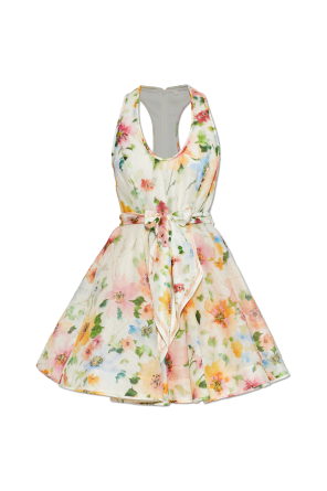 Floral motif dress