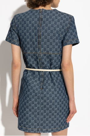Gucci Denim dress with GG pattern