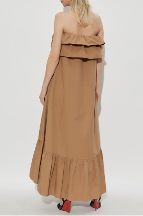 Saint Laurent Schulterfreies Kleid