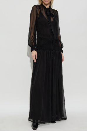 Saint Laurent Langes Seidenkleid