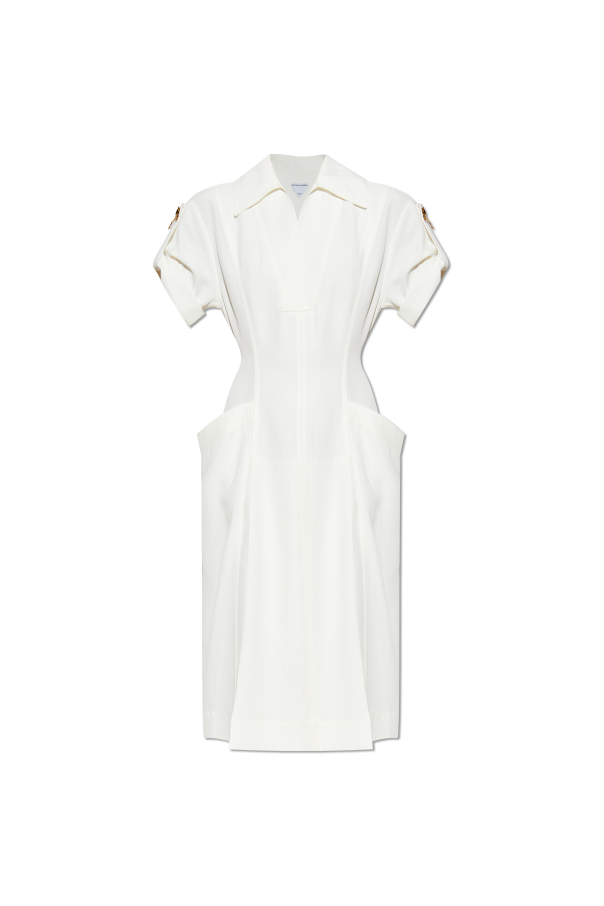 Dress with pleats od Bottega Veneta