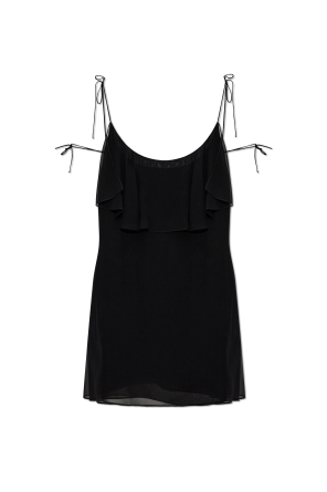 Short dress with straps