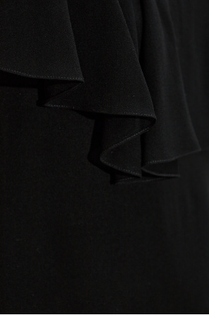 Saint Laurent Vestido corto de tirantes