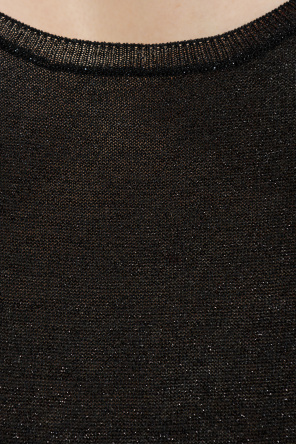 Saint Laurent Vestido con hilo de lúrex