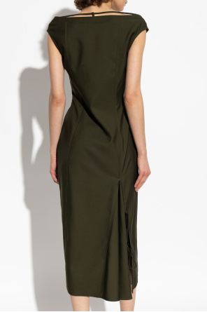 Gucci Vestido de lana con bolsillos