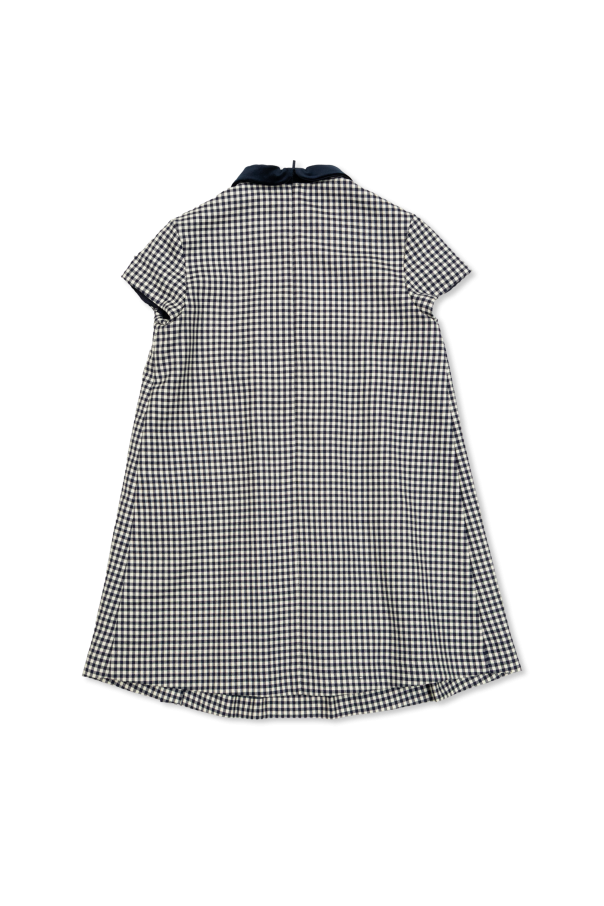 Gucci Kids Dress with a check pattern