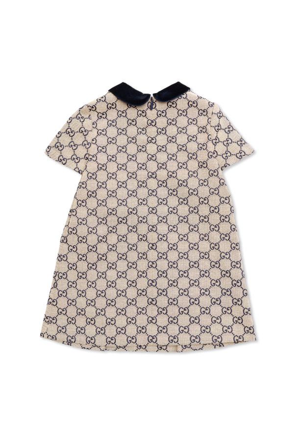 Gucci Kids Sukienka ze wzorem `GG`
