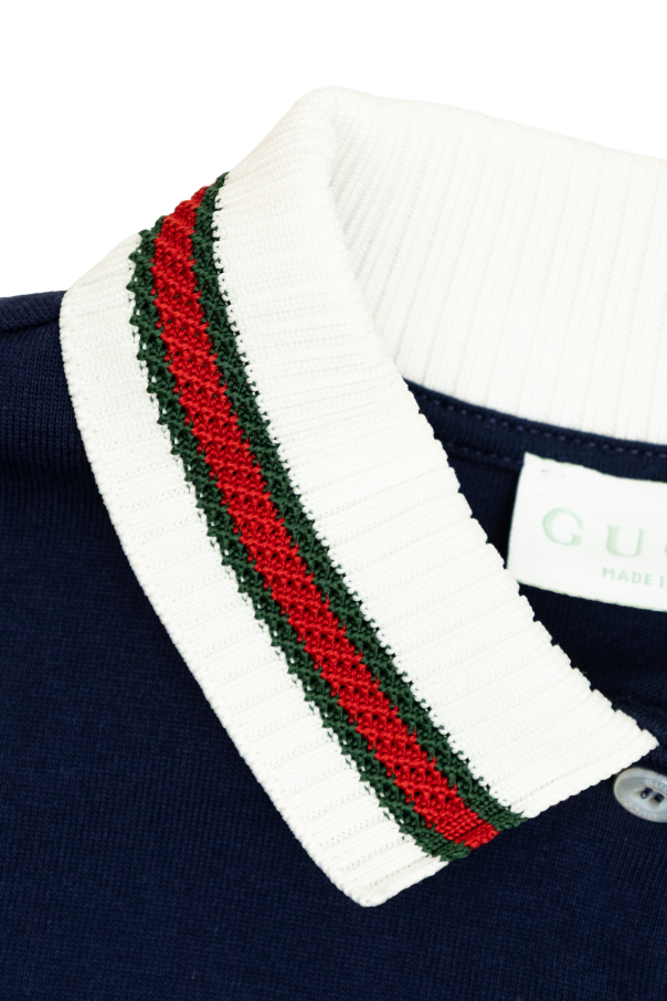 Gucci Kids Vestido de algodón