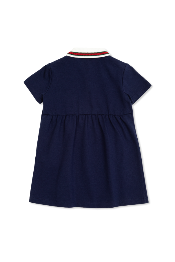 Gucci Kids Vestido de algodón