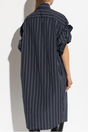 Balenciaga Dress with striped pattern