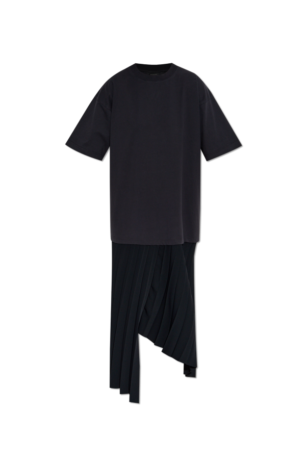 Dress with pleated hem od Balenciaga