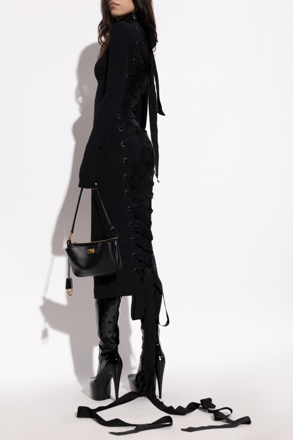 Balenciaga Vestido con cuello alto