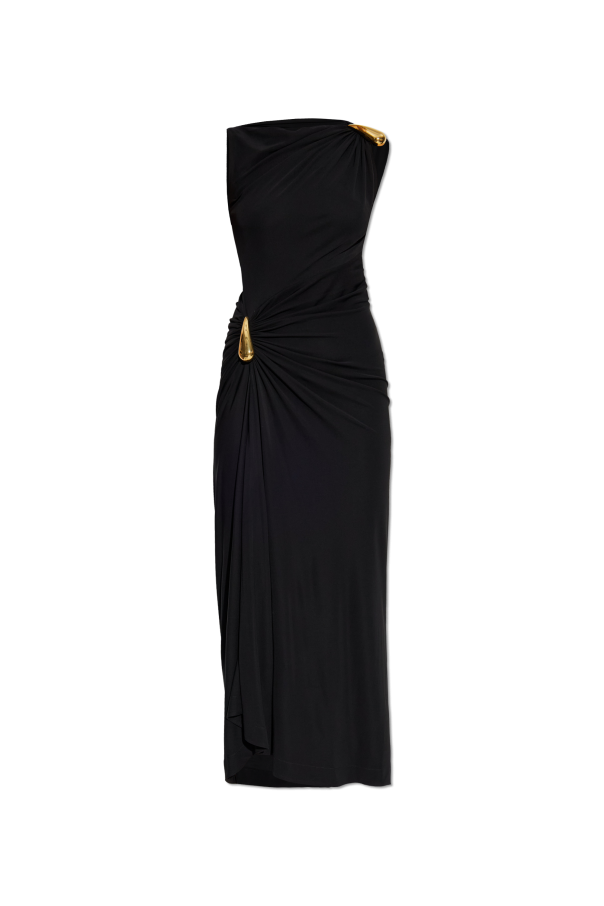 Fitted dress with appliqués od Bottega Veneta