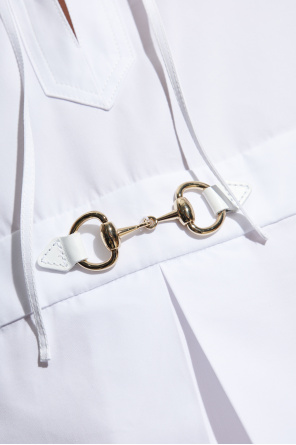 Gucci Vestido con aplicación en la cintura