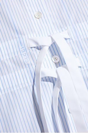 Gucci Sukienka ze wzorem w prążki