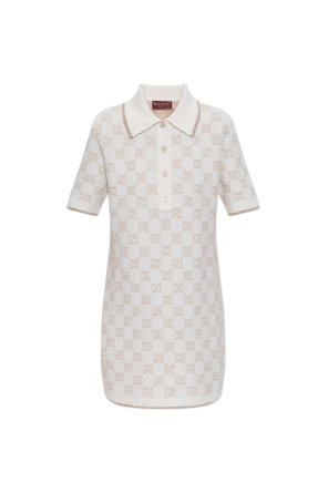 Dress with 'gg' pattern od Gucci