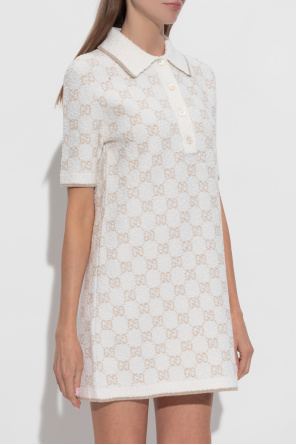 Gucci Vestido con estampado "GG"