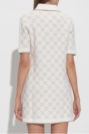 Gucci Vestido con estampado "GG"